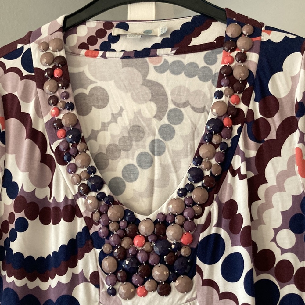 Boden embellished tunic. Can be worn as a mini dress.